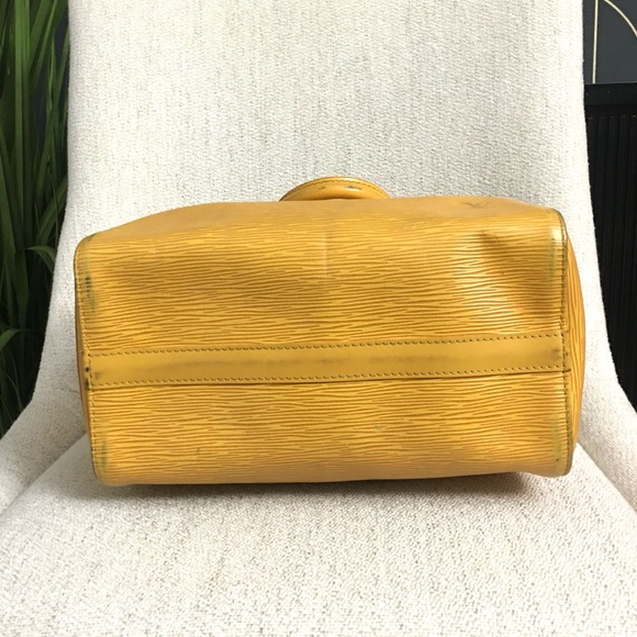 Authentic Louis Vuitton Speedy 25 bag yellow Epi leather - Picture 11 of 16